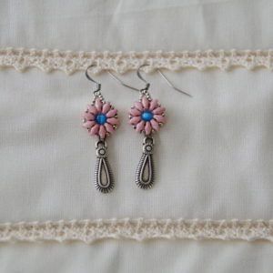 Boucles d'oreilles marguerite
