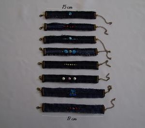 Bracelets en jean