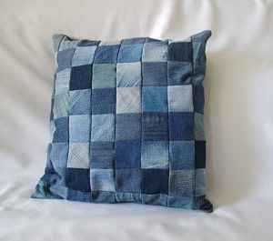 Coussin en jean