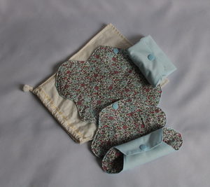 Lot de 4 Serviettes Hygiéniques Lavables