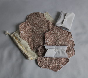 Lot de 5 Serviettes Hygiéniques Lavables