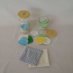 Couture Carrés ou ronds lavables / Niveau débutant