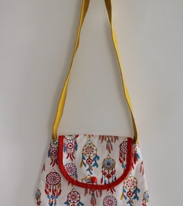Sac bandoulière Attrape rêves orange