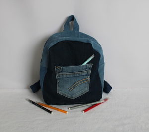 Sac à dos enfant en jean