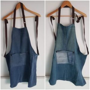 Tabliers en jean